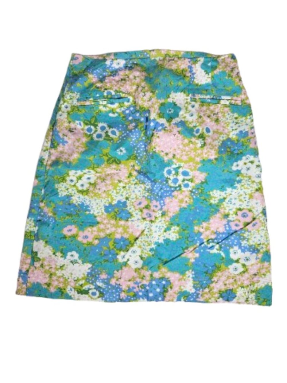Matilda Jane Skirt Ginger Snap Floral Women's Size Medium Blue White Pink